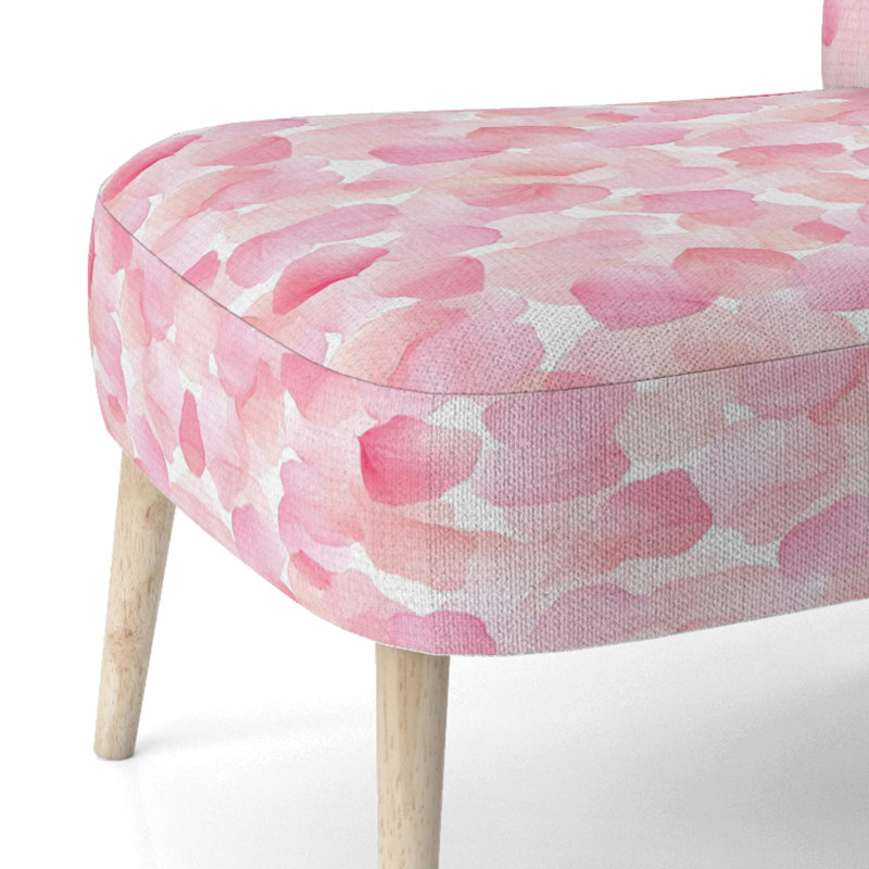 Chaise rembourrée Teens, Chaise d'appoint sans accoudoirs