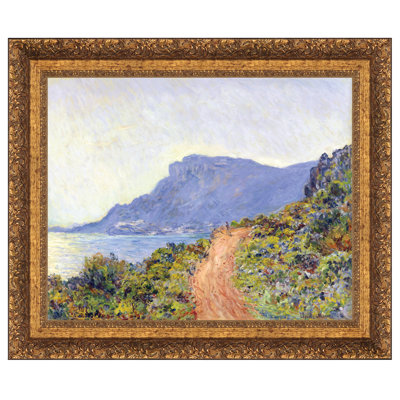 La Corniche at Monaco, 1884, reproduction d'art sur toile encadrée