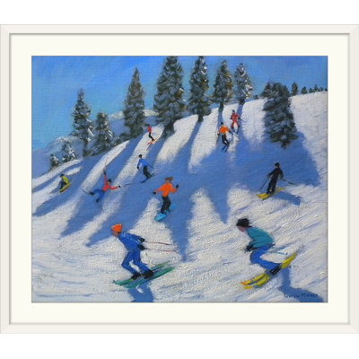«Skiers Lofer» par Gonzalez, reproduction d'art