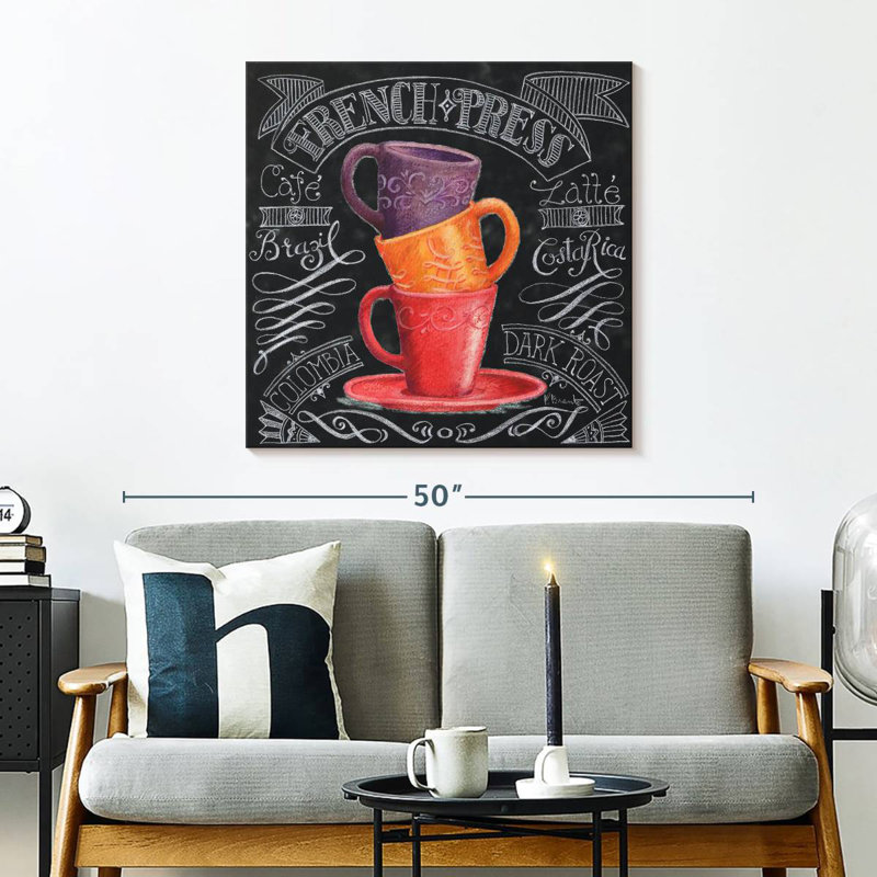 Tableau noir Yarlin Coffee II, H 30 po x l 30 po