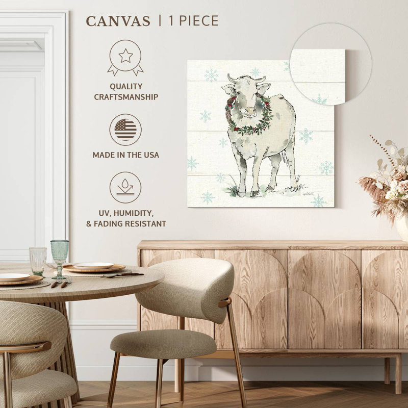 Crowle Modern Farmhouse XIV Christmas, H 33 po x l 33 po