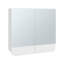 Pharmacie, 2 portes, 3 tablettes, 2 miroirs, blanc