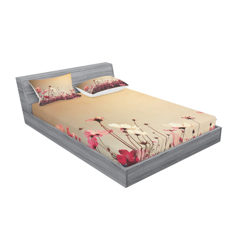 Microfiber Sheet Set, Full/Double Sheet Set with Fitted Sheet