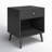 Vansant 1 - Drawer Nightstand with Drawer and Open Compartment, Solid Wood Legs-1069273052