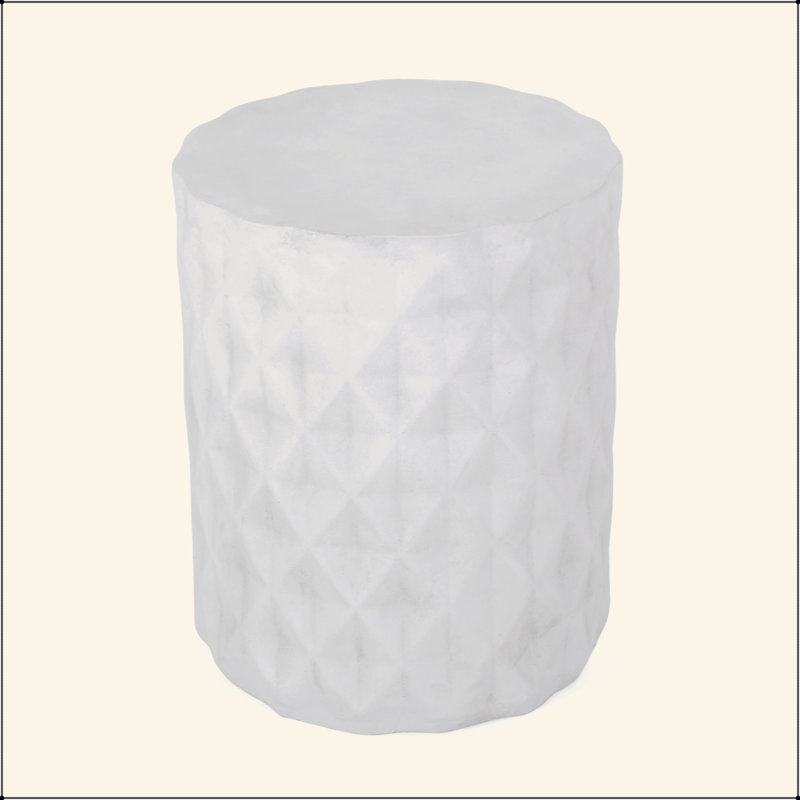 Outstanding Lightweight Concrete Side Table For Versatile Outdoor Use