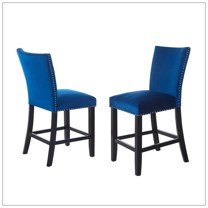 Fauteuil en velours 2pc