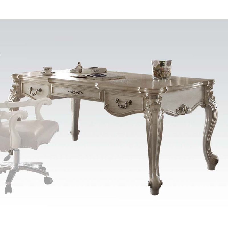 Aaryn Executive Writing Desk, Bone White
