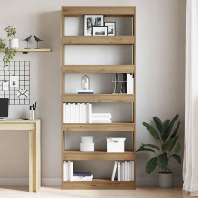 Book Cabinet with Shelf with Storage Engineered Wood Living Room Indoor