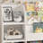 Kids Bookcase And Bookshelf With 3 Collapsible Fabric Drawers Display Stand