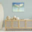 «Snowy Egret on Beach», art mural par D. Rust-1350335908