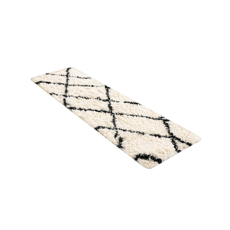 Tarquinio Rug, Runner 2' x 8', Black