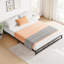 Structure de lit plateforme en métal, aucun sommier requis-1004089449-997285115