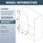 34'' W x 58'' H Door Frameless Tub Door with Clear Glass-97413666