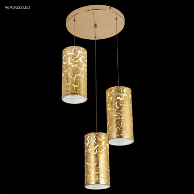 Gold Leaf 3 - Light Pendant
