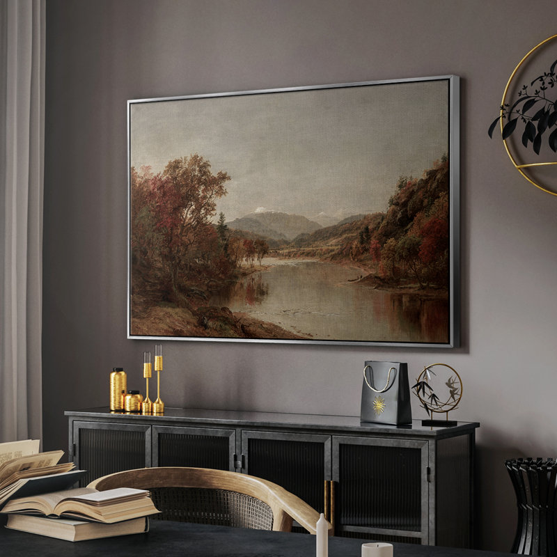 "Vintage Landscape-DCXLV" sur toile, H 17 po x l 25 po