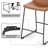 Kathyn Counter Height Bar Stools, Modern Faux Leather Dining Chairs Barstools with Metal Legs-66599468