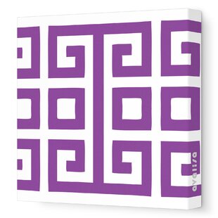 Pattern Big Square Stretched Canvas Art