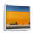White Floater Framed