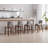 Upholstered Farmhouse Bar Stools, 26" Counter Barstools With Wood Legs For Kitchen Island/Breakfast Bar/Home Pub Set of 4-1384570216