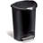 Simplehuman 50 Liter / 13 Gallon Semi-Round Kitchen Step Trash Can with Secure Slide Lock, Plastic-11266103
