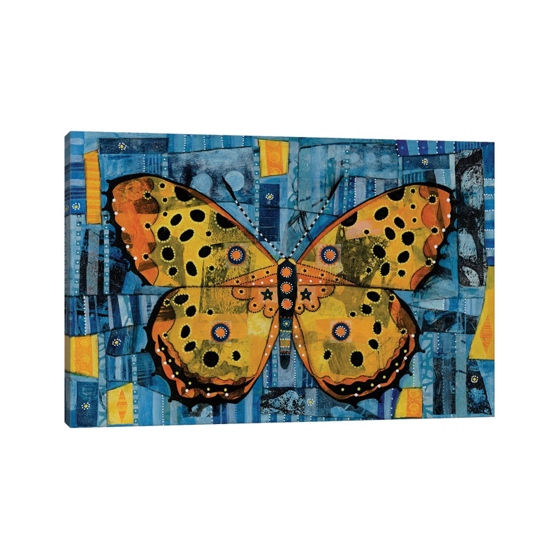 Australian Fritillary Butterfly by Charlotte Wensley - Gallery-Wrapped Canvas Giclée on Canvas, Does Not Apply