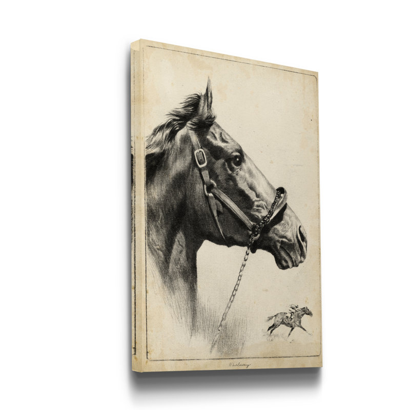 Reproduction d’art sur toile tendue « Whirlaway », H 36 po x l 24 po x P 1 po