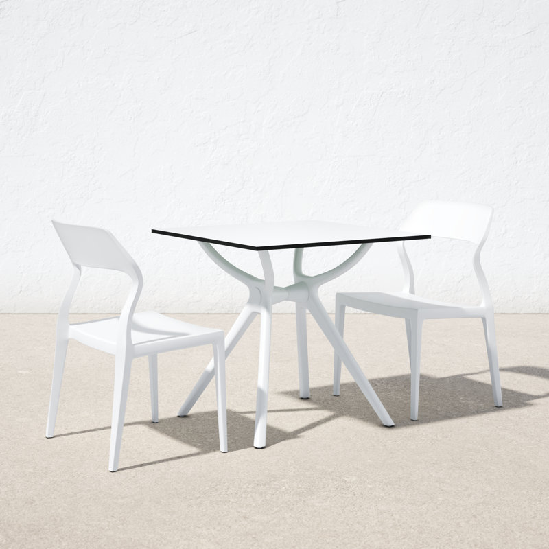 Farrah 2 - Person Patio Dining Set with Square Table