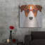 «Jack Russell Terrier portant des lunettes de hipster» par les affiliés Furbaby-476028087