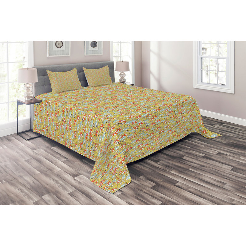 Farmhouse / Country Polyester Coverlet