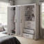 Limestone 3-Door Combi Fitment Wardrobe-108940894