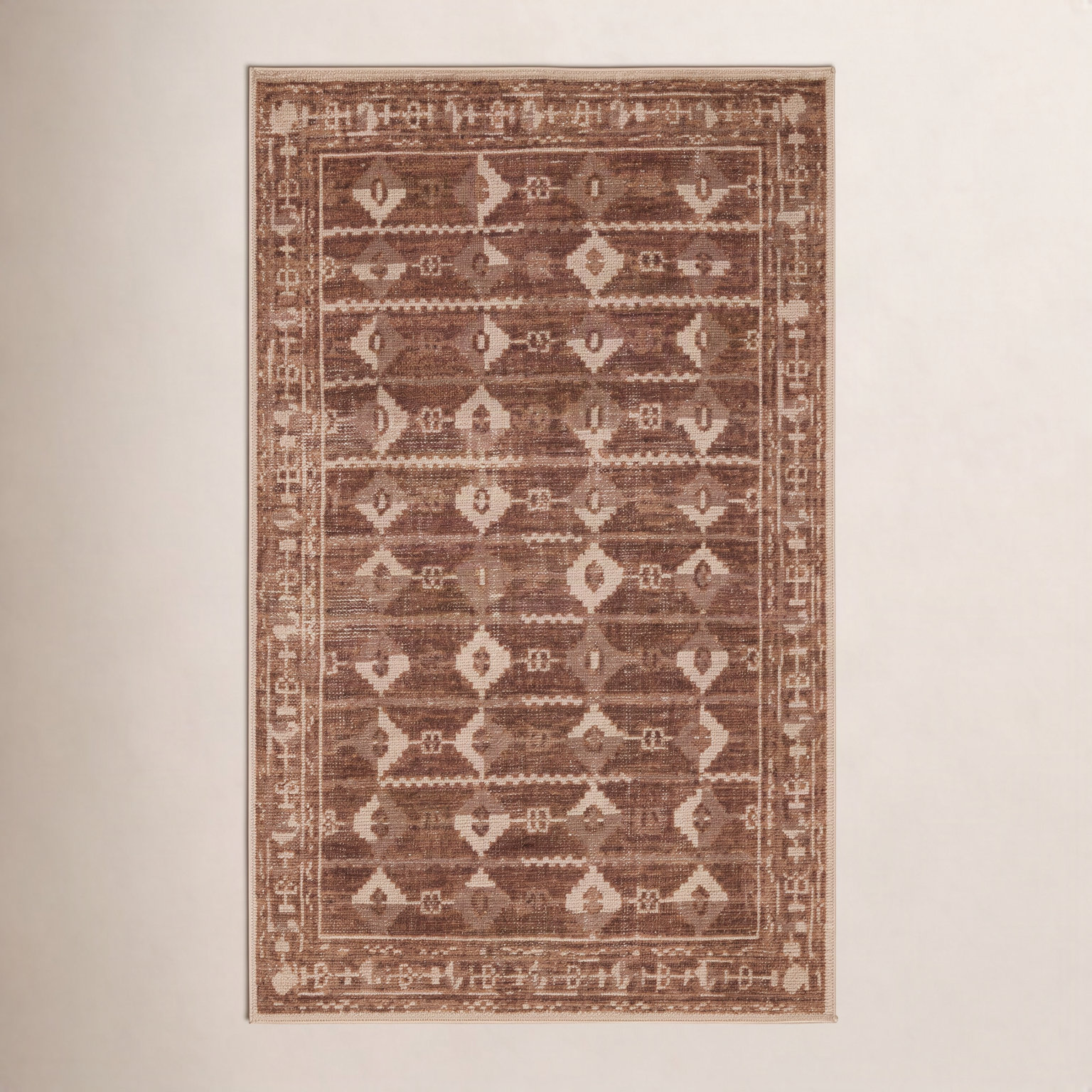Vanna Hand-Knotted Oriental Wool Rug, Red, 7'9x9'9