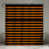Orange / rayures noires 1