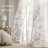 Cecily Grey Burnout Printed Curtain Panel Pair 50x84"-306411569
