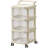 Stefans 3 Tier Storage Drawer Organiser with Wheels Storage Rack Storage Box Shelf Plastic Cupboard