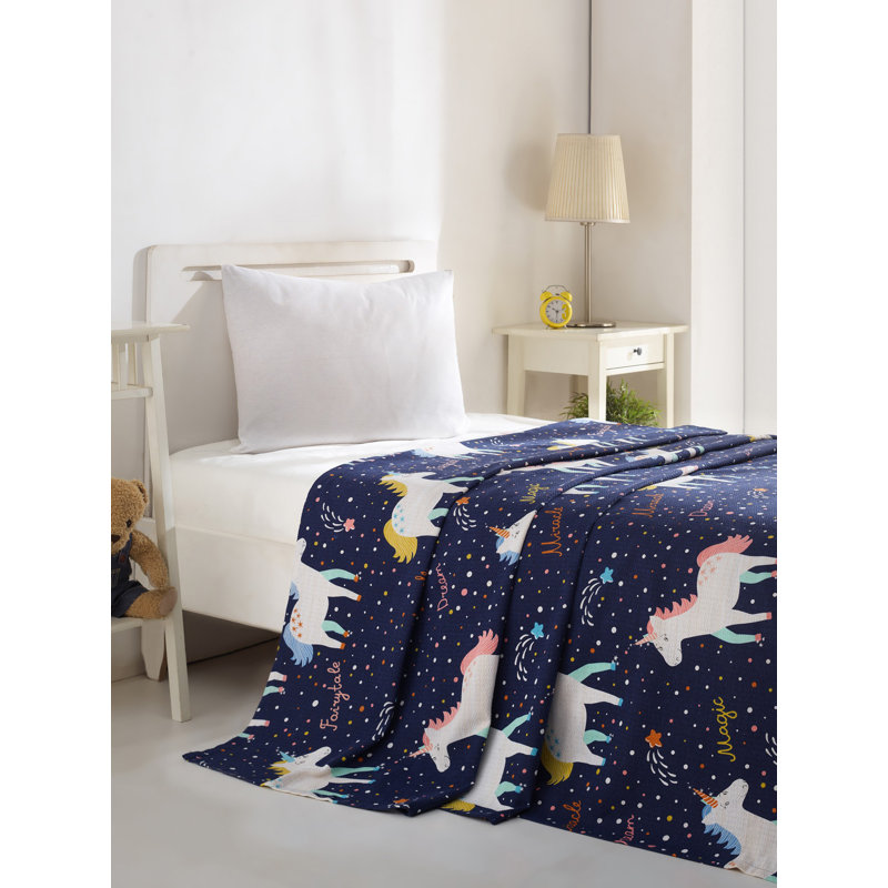 Middlesex Cotton Animal Print Bedspread, 155 x 200 cm Bedspread