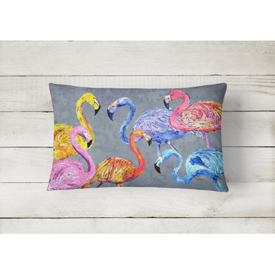 Flamingo Outdoor Throw Pillow