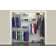 ShelfTrack 60" W - 96" W Closet System Starter Kit
