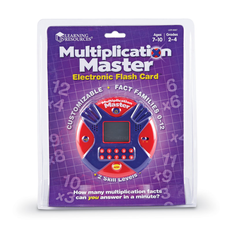 Multiplication Master Flash Card
