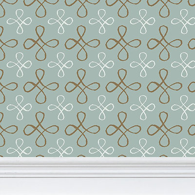 Palace Floor Large Repeat Matte Wallpaper