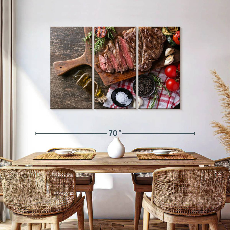Yarlin Sliced Beef Steak, 36" H x 57" W