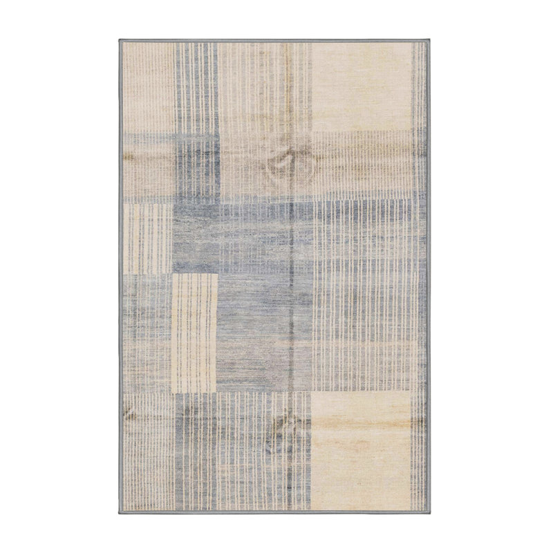 Abstract Indoor Rug, Rectangle 7' x 9'