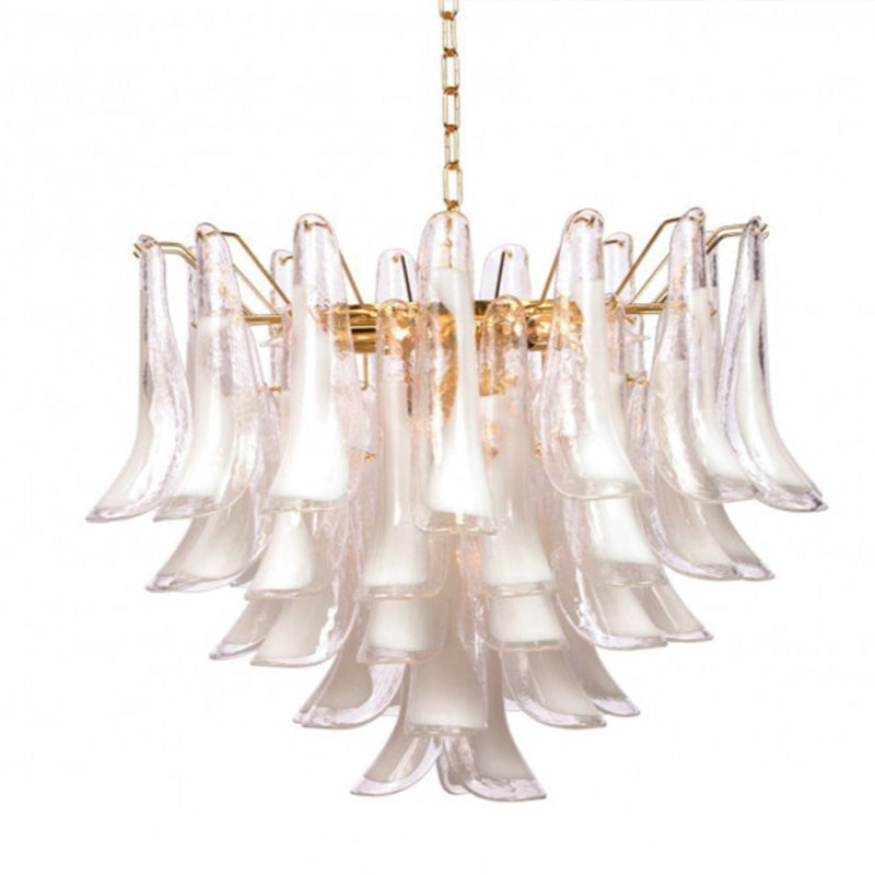 Pirelli 10 - Light Chandelier, Polished Brass