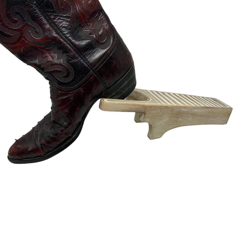 Boca Chica Boot Jack - White Distressed