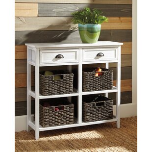 Console Cabinet with Basket Shelf – Shelf Help