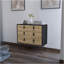 Commode 3 tiroirs Wengé et Macadamia-1055967567