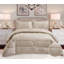Bridal Jacquard Bedspread With Pillow Sham  Floral Printed Coverlet, Decorative Luxury All-Season Bedding-113582307-113582317