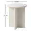 Cervos Fluted End Table