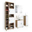 Jarelin Freestanding and Wall Bathroom Storage Furniture Set-615725196