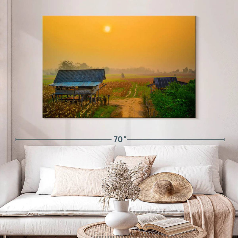 Alvord, coucher de soleil en Thaïlande, H 34 po x l 51 po