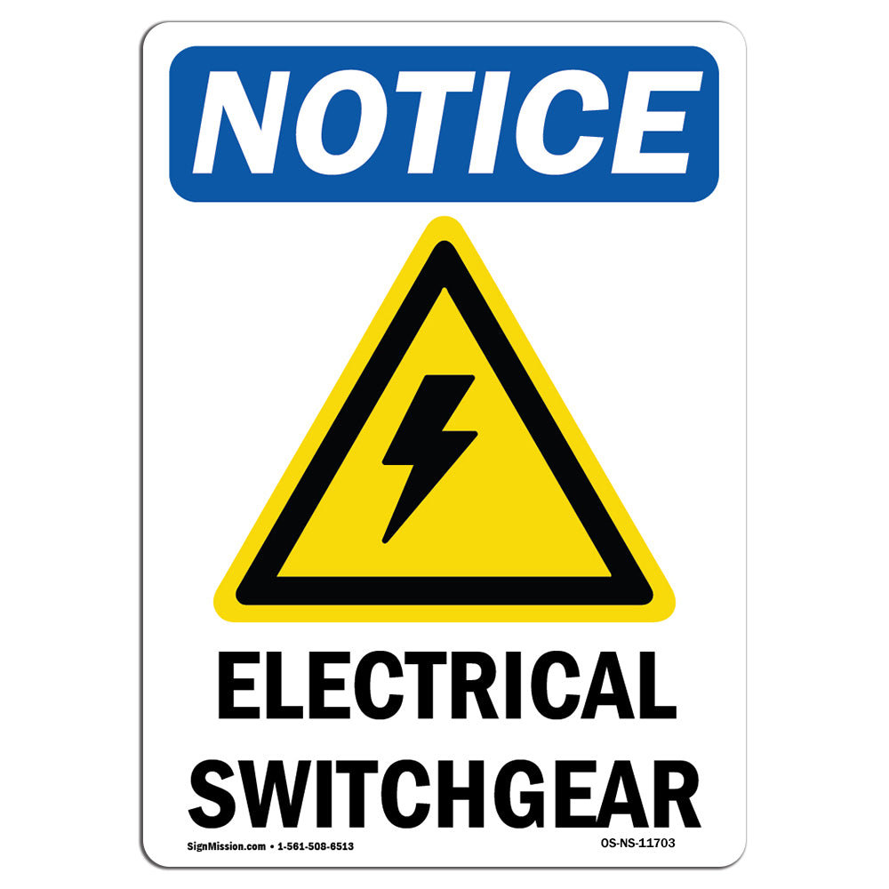 SignMission Electrical Switchgear Sign with Symbol Wayfair